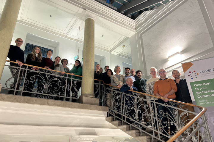 EU Peers nemzetközi projekt találkozó résztvevőinek csoportképe